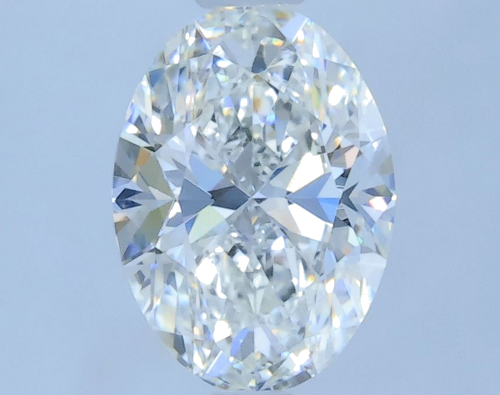 0.6 carat F-IF Natūralus Oval Deimantas (1)