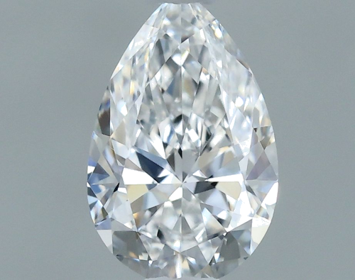 0.3 carat D-VVS2 Natūralus Pear Deimantas (1)