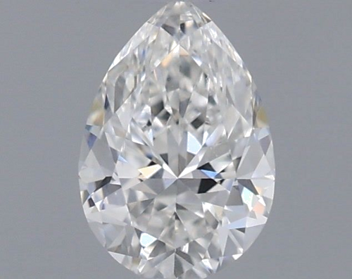 0.42 carat E-VS2 Natūralus Pear Deimantas (1)