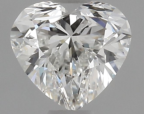 0.6 carat H-VVS2 Natūralus Heart Deimantas (1)