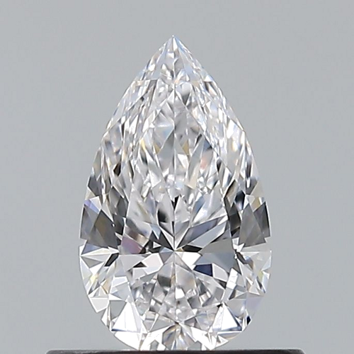 0.5 carat D-VVS2 Natūralus Pear Deimantas (1)