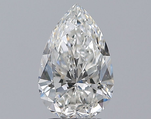 2.01 carat G-SI1 Natūralus Pear Deimantas (1)