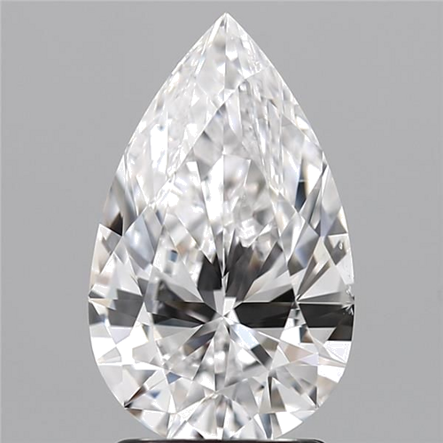 2.02 carat E-SI1 Natūralus Pear Deimantas (1)
