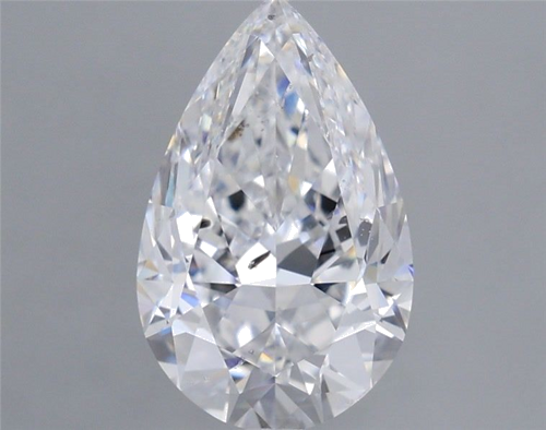 2.01 carat D-SI2 Natūralus Pear Deimantas (1)