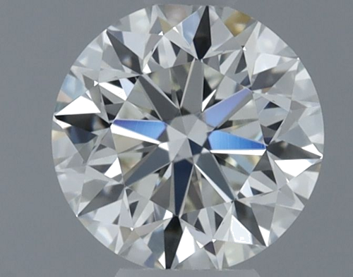 0.51 carat J-VVS1 Very Good cut Natūralus Round Deimantas (1)