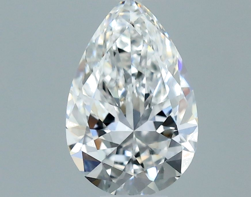 0.4 carat E-VVS2 Natūralus Pear Deimantas (1)