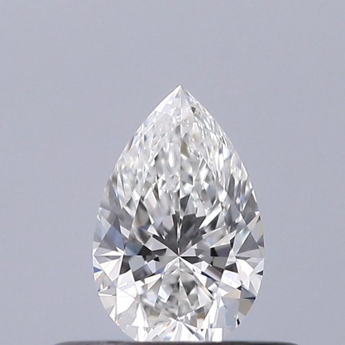 0.3 carat F-VVS1 Natūralus Pear Deimantas (1)