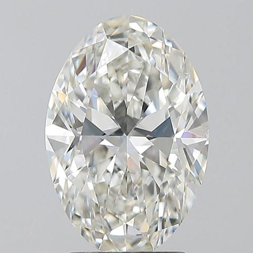 2.51 carat H-SI1 Natūralus Oval Deimantas (1)