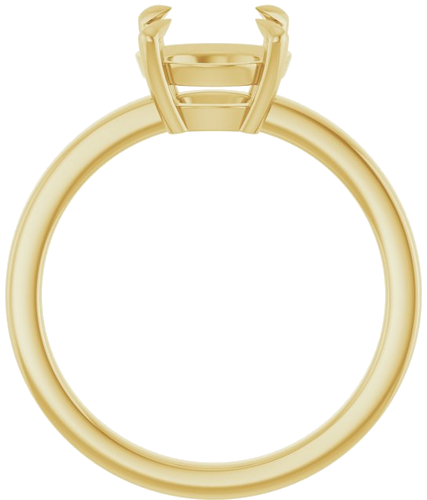 Sužadėtuvių Žiedas „Solitaire“ 585 Geltonojo Aukso Round 8.2mm (2)