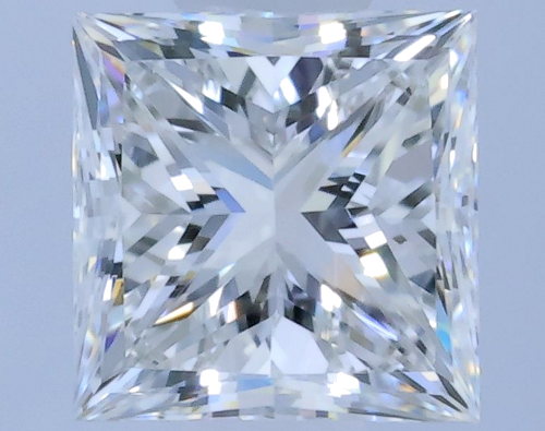 0.5 carat F-VVS1 Natūralus Princess Deimantas (1)