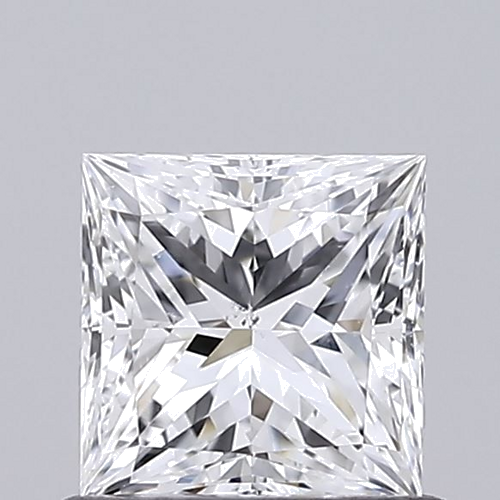 0.7 carat D-SI1 Natūralus Princess Deimantas (1)