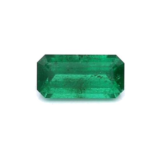 0.78 carat GREEN STEP cut Octagonal Smaragdas (1)