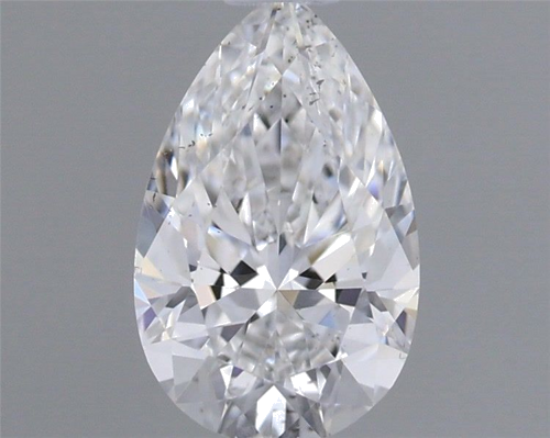 0.51 carat E-SI1 Natūralus Pear Deimantas (1)