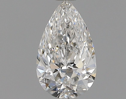 0.49 carat F-SI2 Natūralus Pear Deimantas (1)