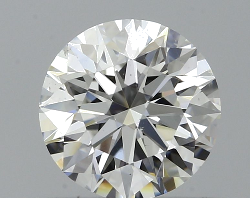 0.51 carat F-SI1 Excellent cut Natūralus Round Deimantas (1)