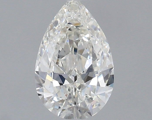 0.5 carat H-SI2 Natūralus Pear Deimantas (1)