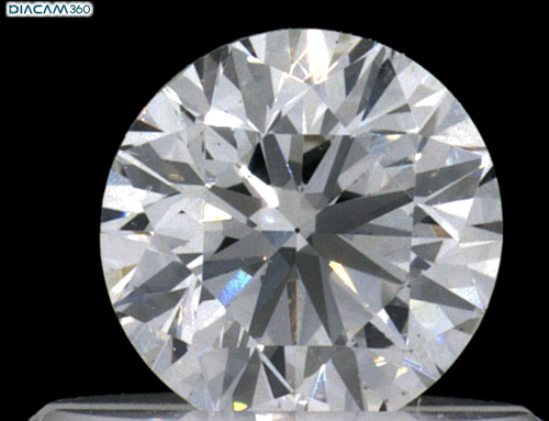 0.52 carat E-VS2 GD cut Natūralus Round Deimantas (1)