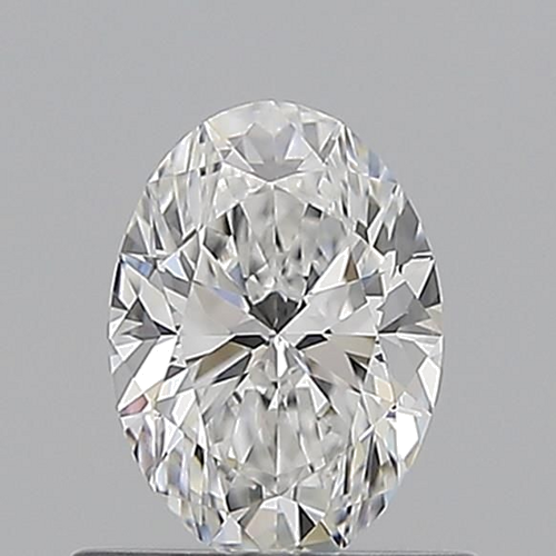 0.59 carat E-VVS2 Natūralus Oval Deimantas (1)