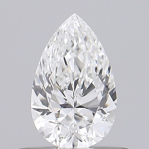 0.5 carat F-VS2 Natūralus Pear Deimantas (1)