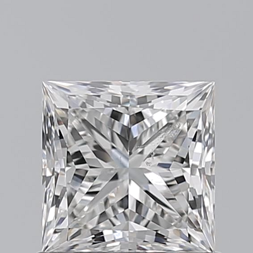 1.01 carat F-SI1 Natūralus Princess Deimantas (1)