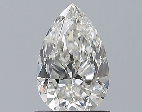 1.0 carat G-VS1 Natūralus Pear Deimantas (1)
