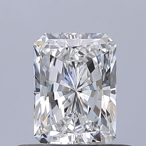 0.42 carat D-VVS1 Natūralus Radiant Deimantas (1)