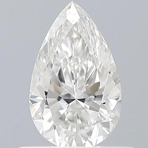 0.51 carat F-VS2 Natūralus Pear Deimantas (1)