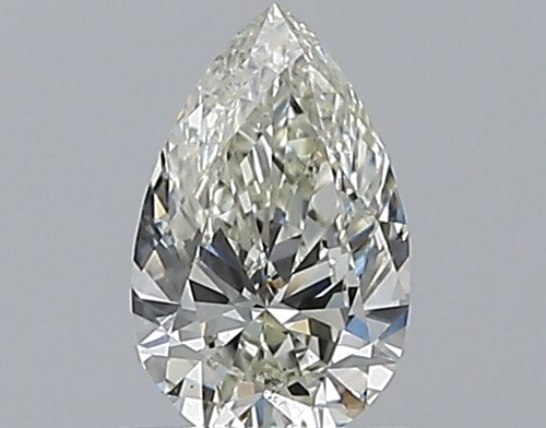 0.5 carat K-SI1 Natūralus Pear Deimantas (1)