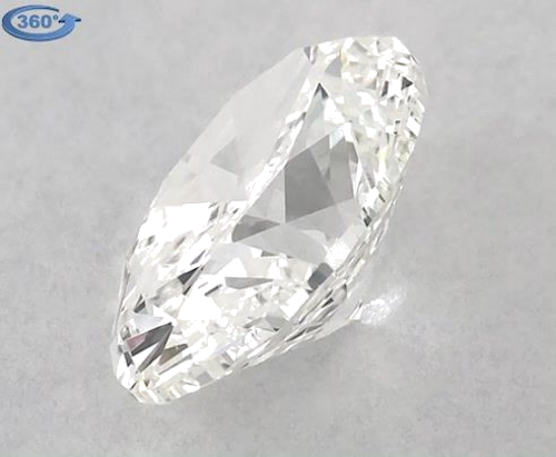 0.7 carat I-VVS2 Natūralus Oval Deimantas (1)