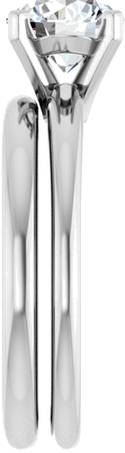 Sužadėtuvių Žiedas 925 Sidabro Round 7mm (9)