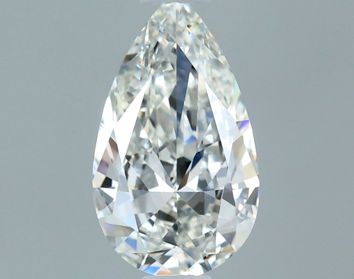 0.4 carat G-VVS1 Natūralus Pear Deimantas (1)