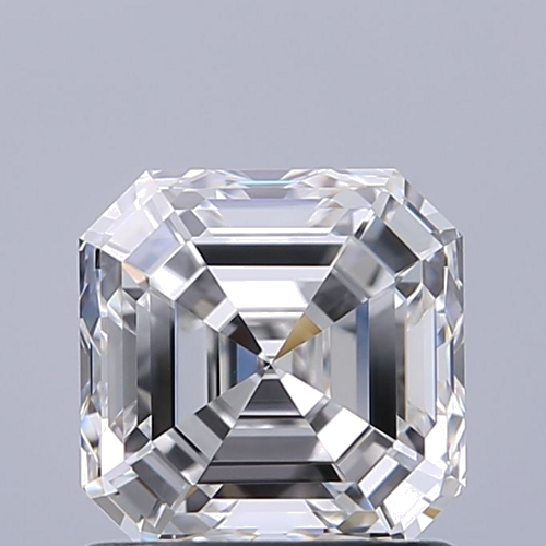 1.11 carat F-VVS2 Natūralus Asscher Deimantas (1)