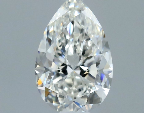 0.41 carat H-IF Natūralus Pear Deimantas (1)