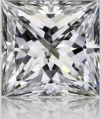1.01 carat G-SI1 Natūralus Princess Deimantas (1)