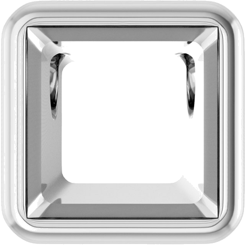 Pakabukas „Bezel-Set Solitaire“ 925 Sidabro Square 8mm (1)