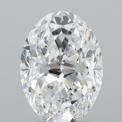 2.5 carat E-SI1 Natūralus Oval Deimantas (1)