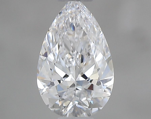 0.4 carat D-VVS2 Natūralus Pear Deimantas (1)