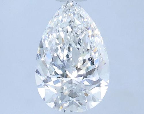 0.71 carat F-IF Natūralus Pear Deimantas (1)