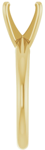 Sužadėtuvių Žiedas „Solitaire“ 585 Geltonojo Aukso Round 7.8mm x 8.6mm (4)