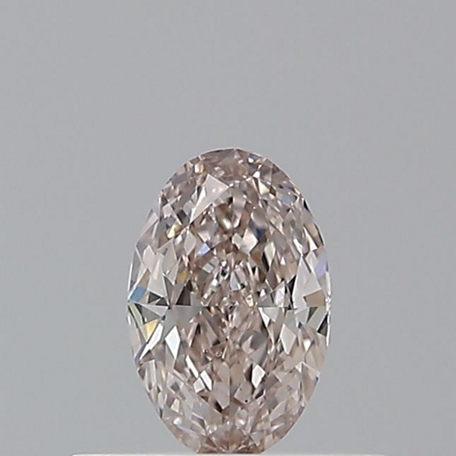 0.34 carat Fancy Pinkish Brown-SI2 Natūralus Oval Deimantas (1)