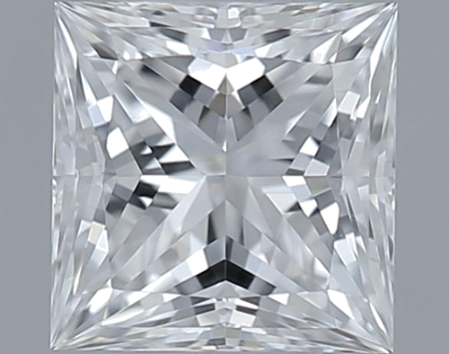 0.34 carat D-VVS2 Natūralus Princess Deimantas (1)