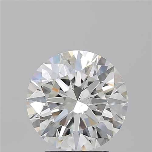 3.01 carat I-SI1 Excellent cut Natūralus Round Deimantas (1)