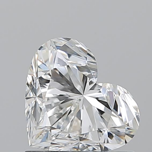 1.01 carat G-VVS2 Natūralus Heart Deimantas (1)