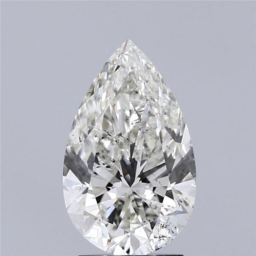 2.08 carat J-SI2 Natūralus Pear Deimantas (1)
