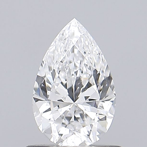 0.7 carat D-SI1 Natūralus Pear Deimantas (1)