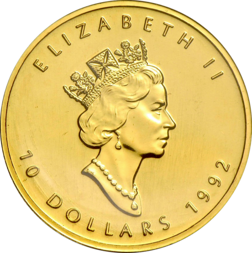 1/2 oz Maple Leaf Canada Gold coin (Mix year) (2)
