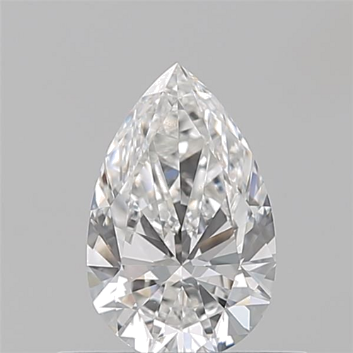0.5 carat F-VS2 Natūralus Pear Deimantas (1)