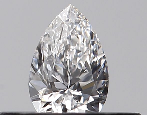 0.23 carat E-VVS1 Natūralus Pear Deimantas (1)