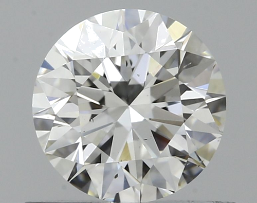 0.57 carat F-SI1 Excellent cut Natūralus Round Deimantas (1)