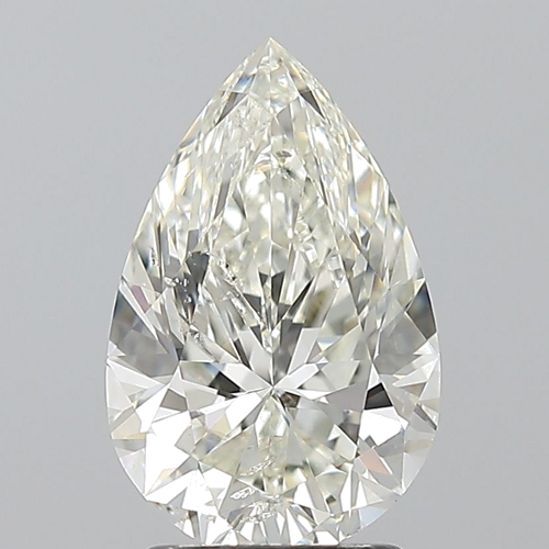 2.01 carat J-SI2 Natūralus Pear Deimantas (1)